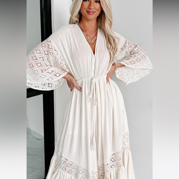 HONESTLY SWEET KIMONO SLEEVE JUMPSUIT - Picture 4 of 5